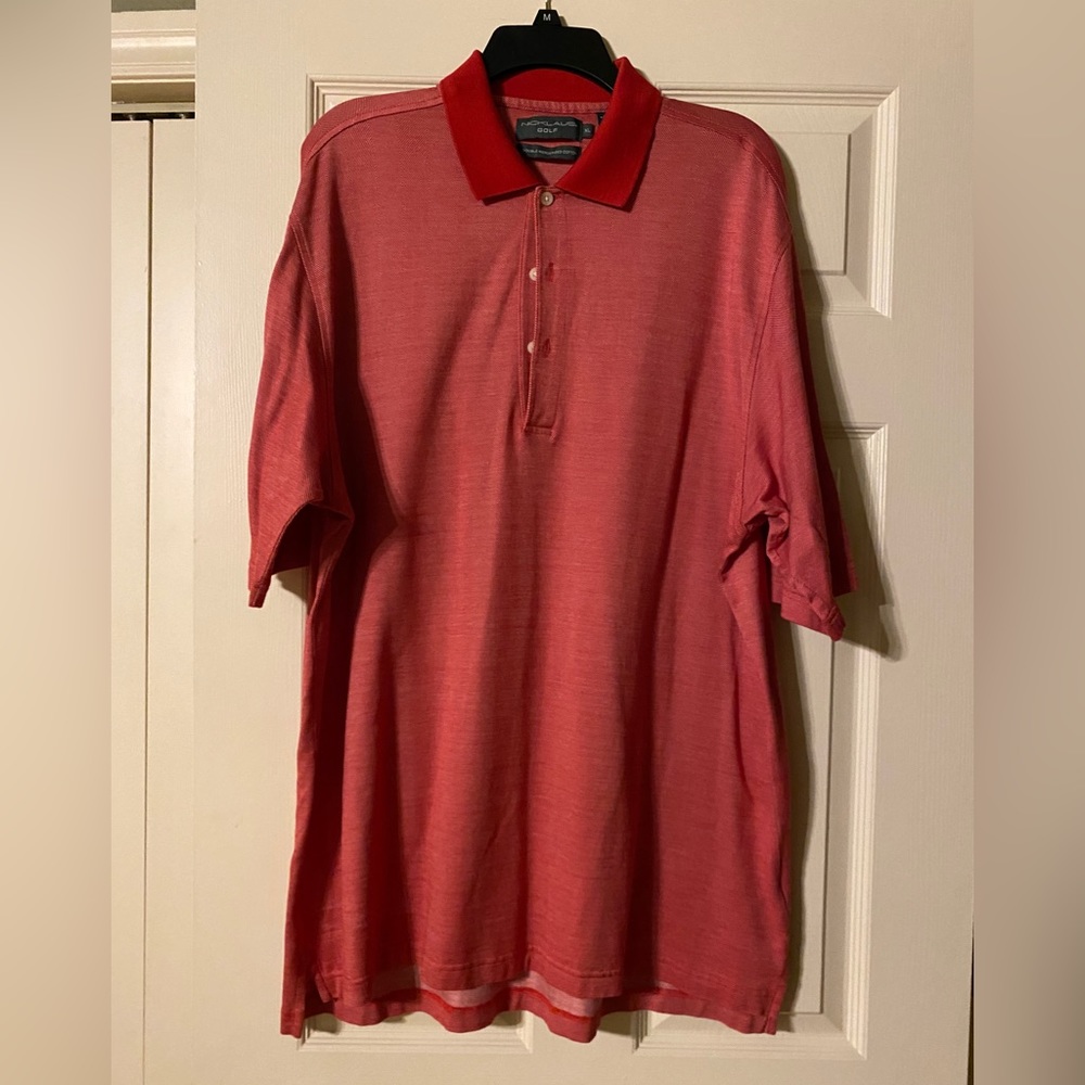 Mens polo shirt. XL Red color.